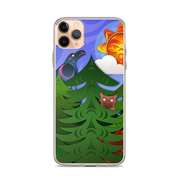 Forest Friends by Ovila Mailhot iPhone Case