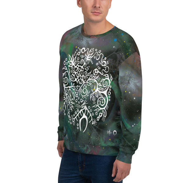 Wild Rose & Rose Hips Sweatshirt by Miigizi