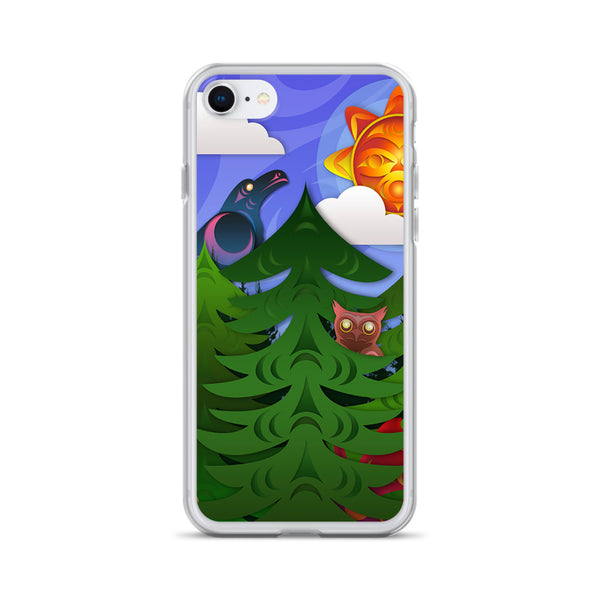 Forest Friends by Ovila Mailhot iPhone Case