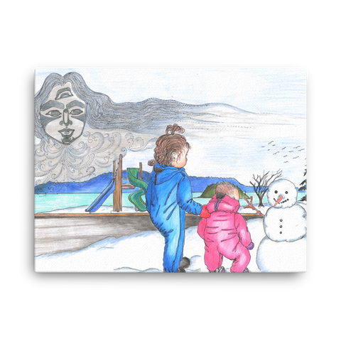 Snow Spirit by Lynn Hughan Canvas Print
