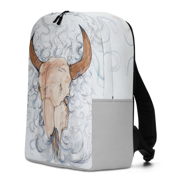Smudge Poem Backpack by Kevin Wesaquate