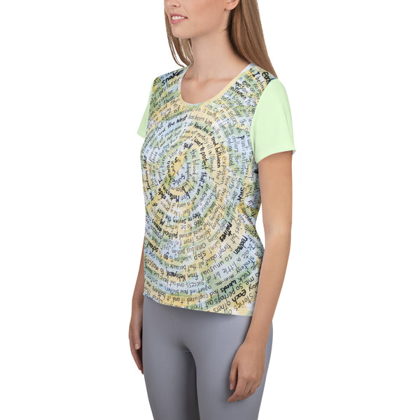 Poem All-Over Women's T-shirt by Kevin Wesaquate