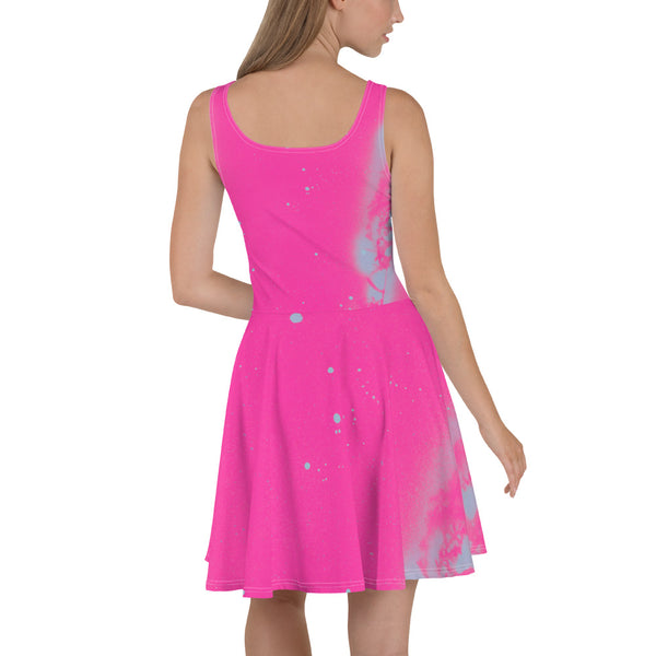 Butterfly & Floral Skater Dress by Miigizi