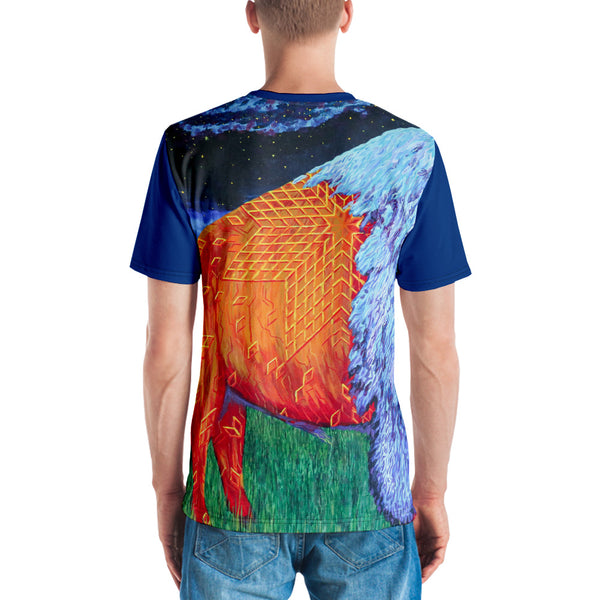 "Mistassini The Boy"  Men's All-Over T-Shirt by Kevin Wesaquate