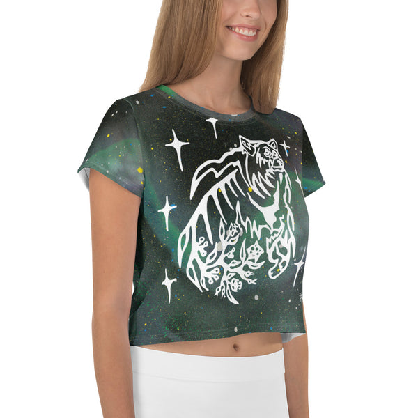 Bear Crop Tee by Miigizi