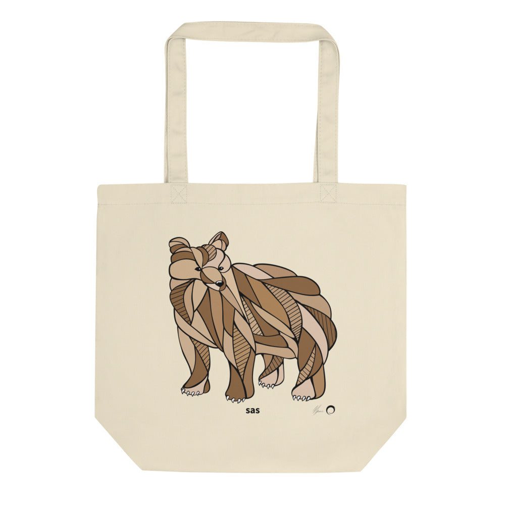 Bear Tote Bag by Nicole Josie