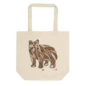Bear Tote Bag by Nicole Josie
