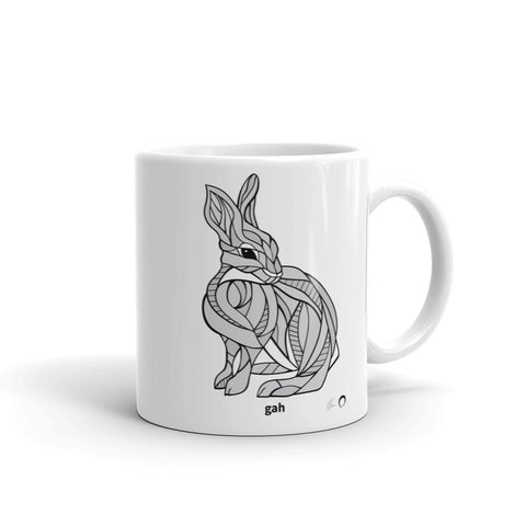 Rabbit Mug by Nicole Josie