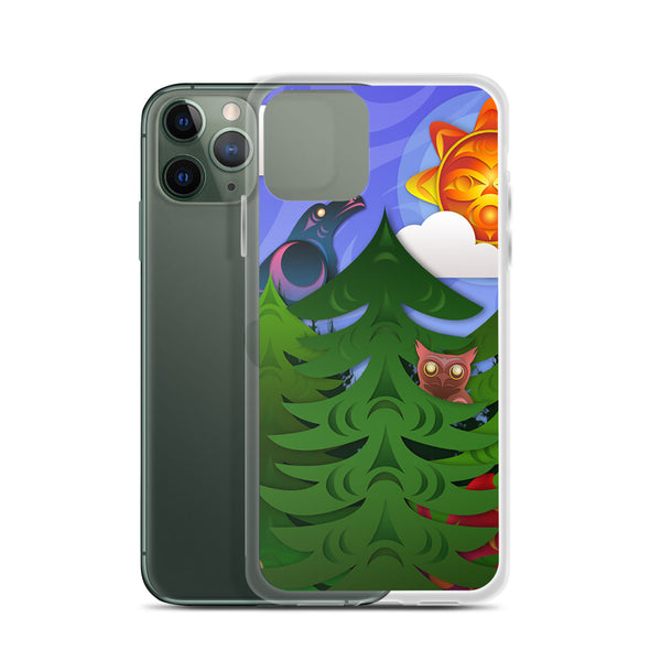 Forest Friends by Ovila Mailhot iPhone Case