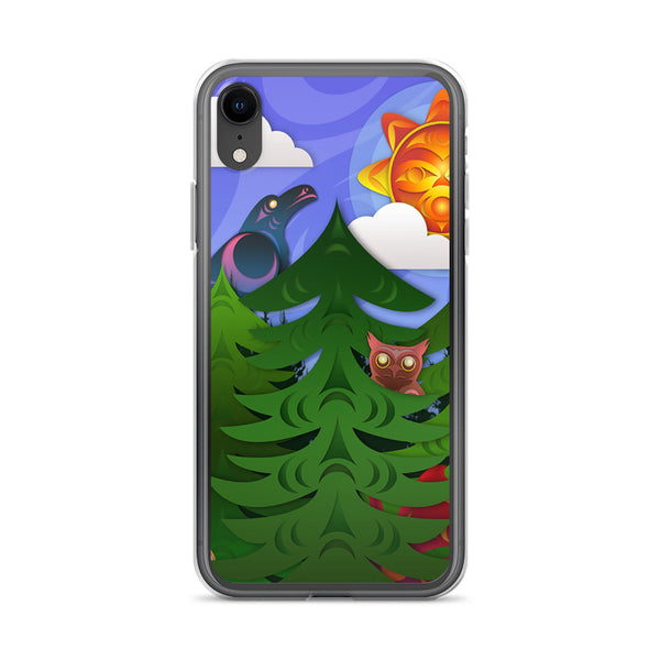 Forest Friends by Ovila Mailhot iPhone Case