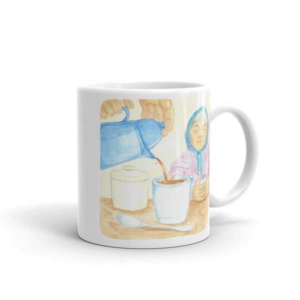 Morning Coffee by Cynthia Landry Mug