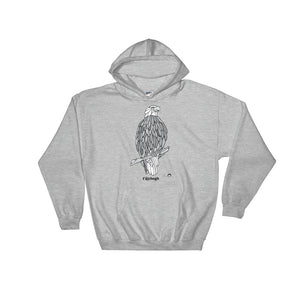 Eagle Hooded Sweatshirt by Nicole Josie
