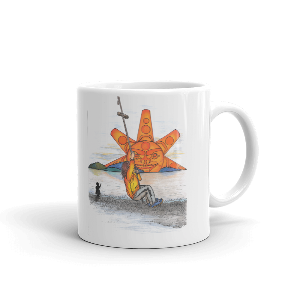 Rope Swing by Lynn Hughan Mug