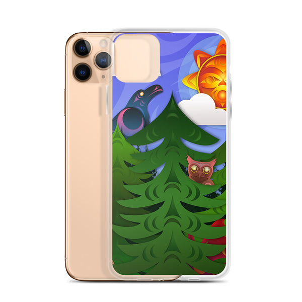 Forest Friends by Ovila Mailhot iPhone Case