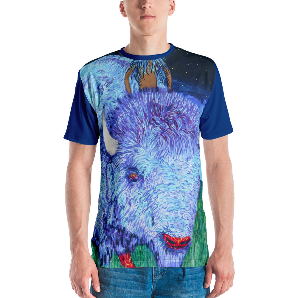 "Mistassini The Boy"  Men's All-Over T-Shirt by Kevin Wesaquate