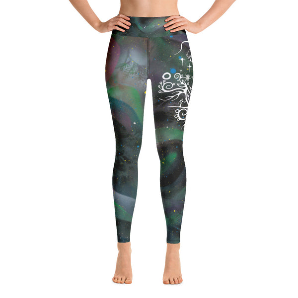 Tobacco Yoga Leggings by Miigizi