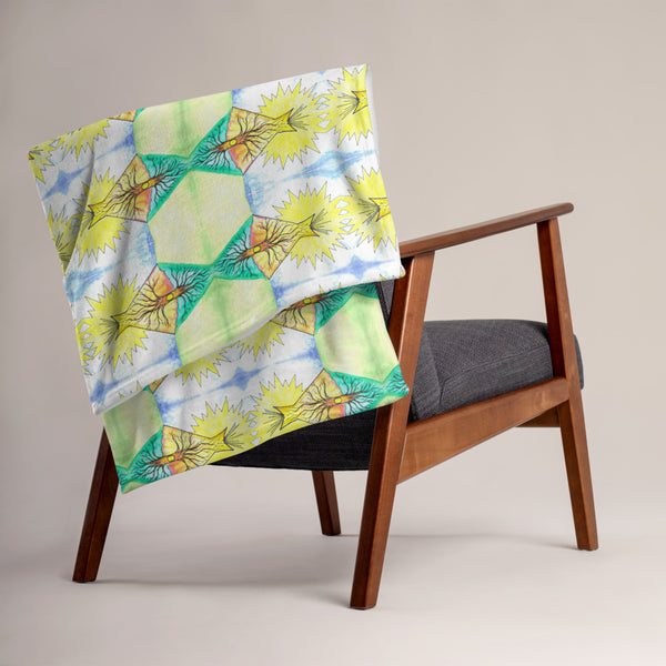 Kevin Wesaquate Throw Blanket