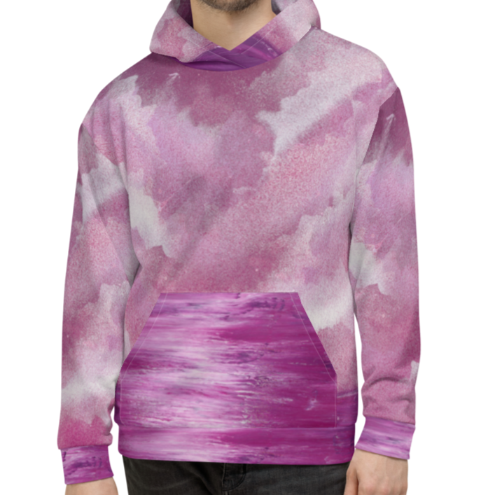 Rose Water All-over Print Unisex Hoodie