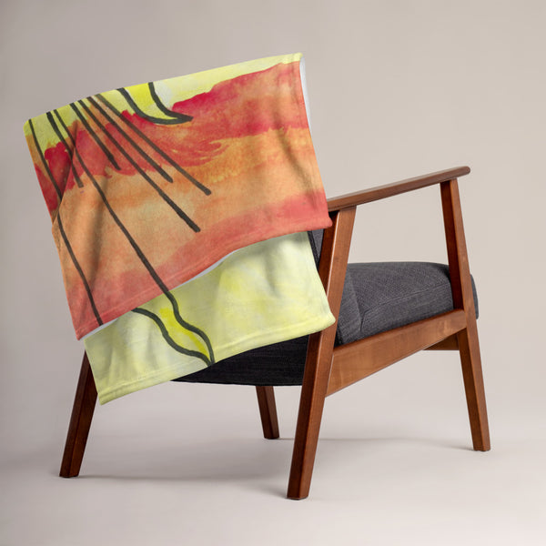 Kevin Wesaquate Throw Blanket