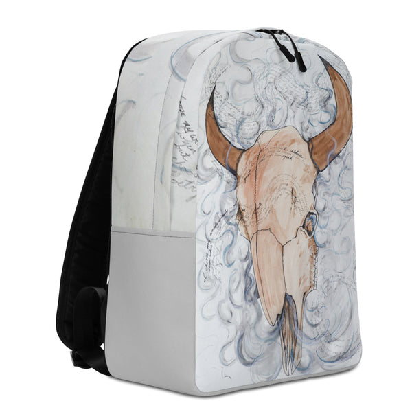 Smudge Poem Backpack by Kevin Wesaquate