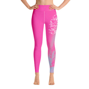 Wild Bergamot Yoga Leggings by Miigizi