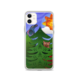 Forest Friends by Ovila Mailhot iPhone Case
