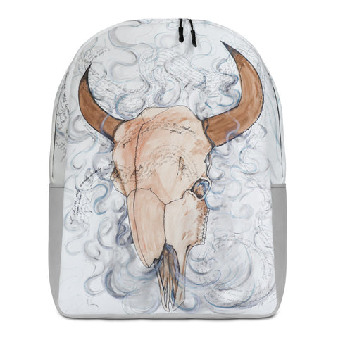 Smudge Poem Backpack by Kevin Wesaquate