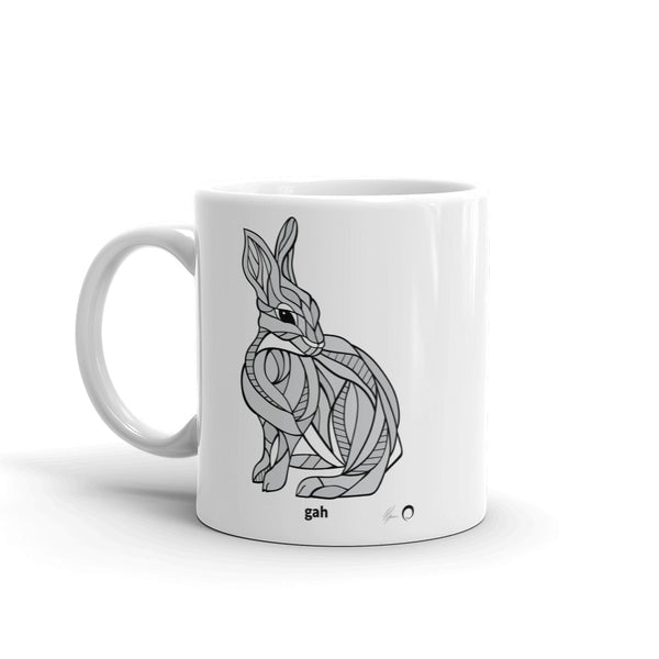 Rabbit Mug by Nicole Josie
