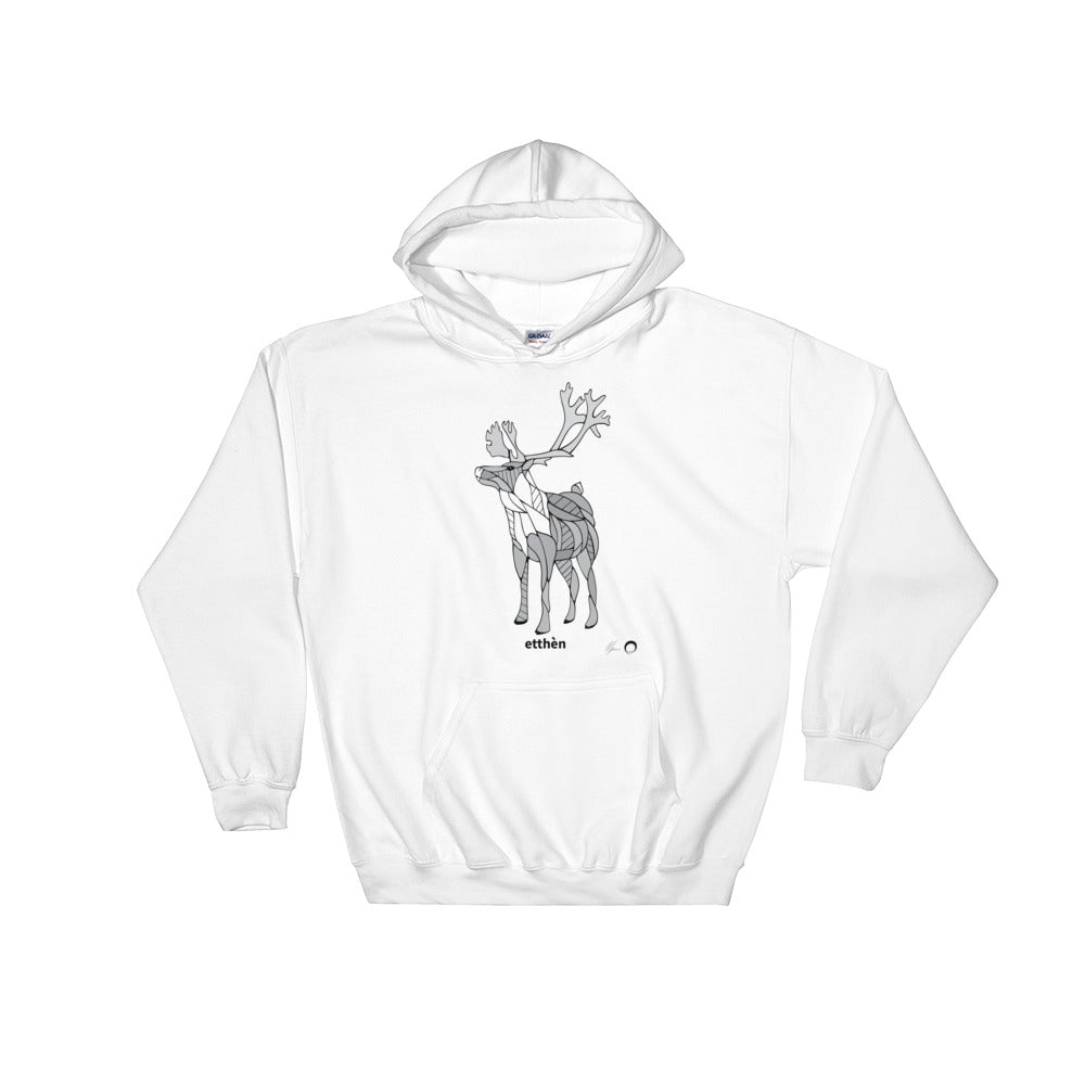Caribou Hooded Sweatshirt by Nicole Josie