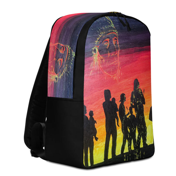 Longwalkers' All-Over Backpack by Kevin Wesaquate