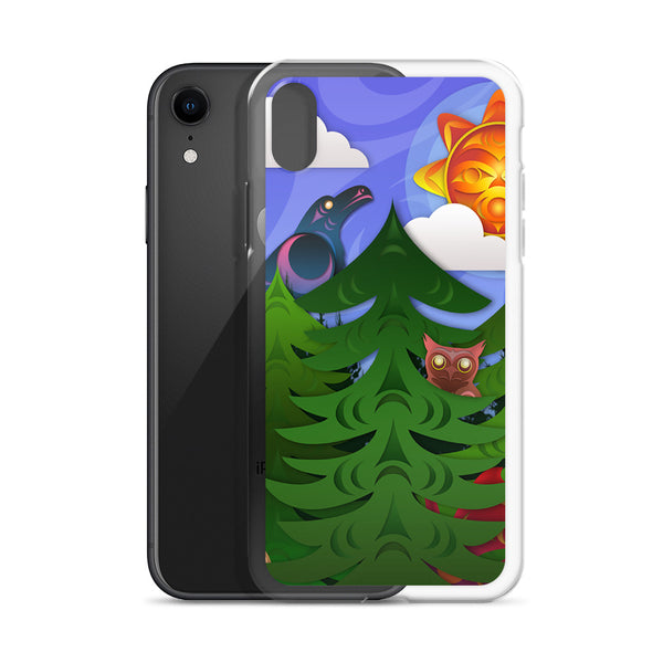 Forest Friends by Ovila Mailhot iPhone Case