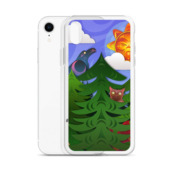 Forest Friends by Ovila Mailhot iPhone Case