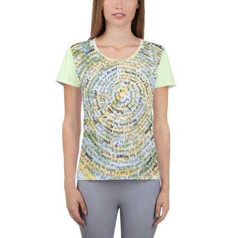 Poem All-Over Women's T-shirt by Kevin Wesaquate