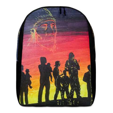 Longwalkers' All-Over Backpack by Kevin Wesaquate