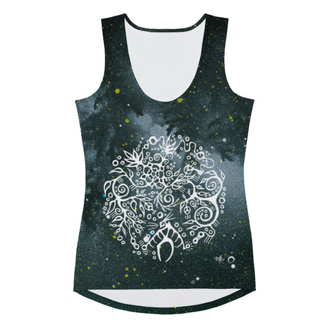 Wild Rose & Rose Hips Women's Tank Top by Miigizi