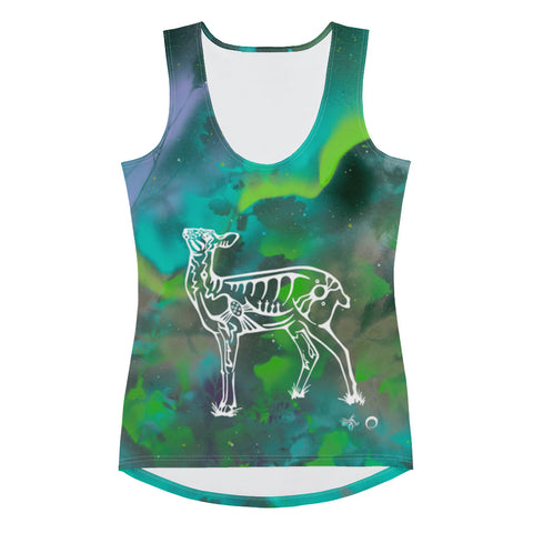 Deer Women's Tank Top by Miigizi