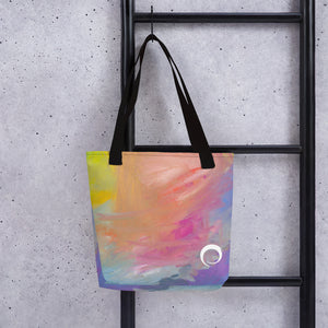Swirl Paint Splash Tote Bag