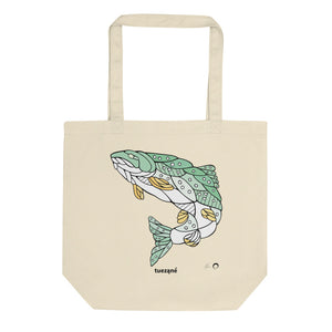 Trout Tote Bag by Nicole Josie