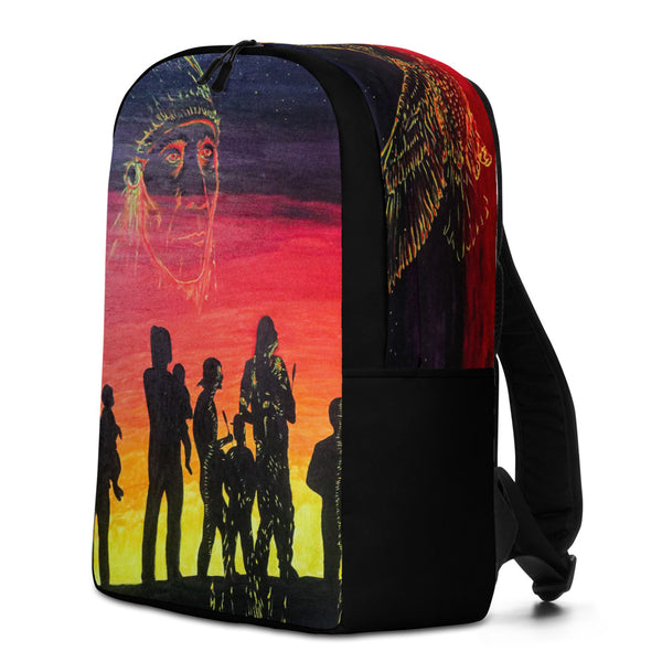 Longwalkers' All-Over Backpack by Kevin Wesaquate
