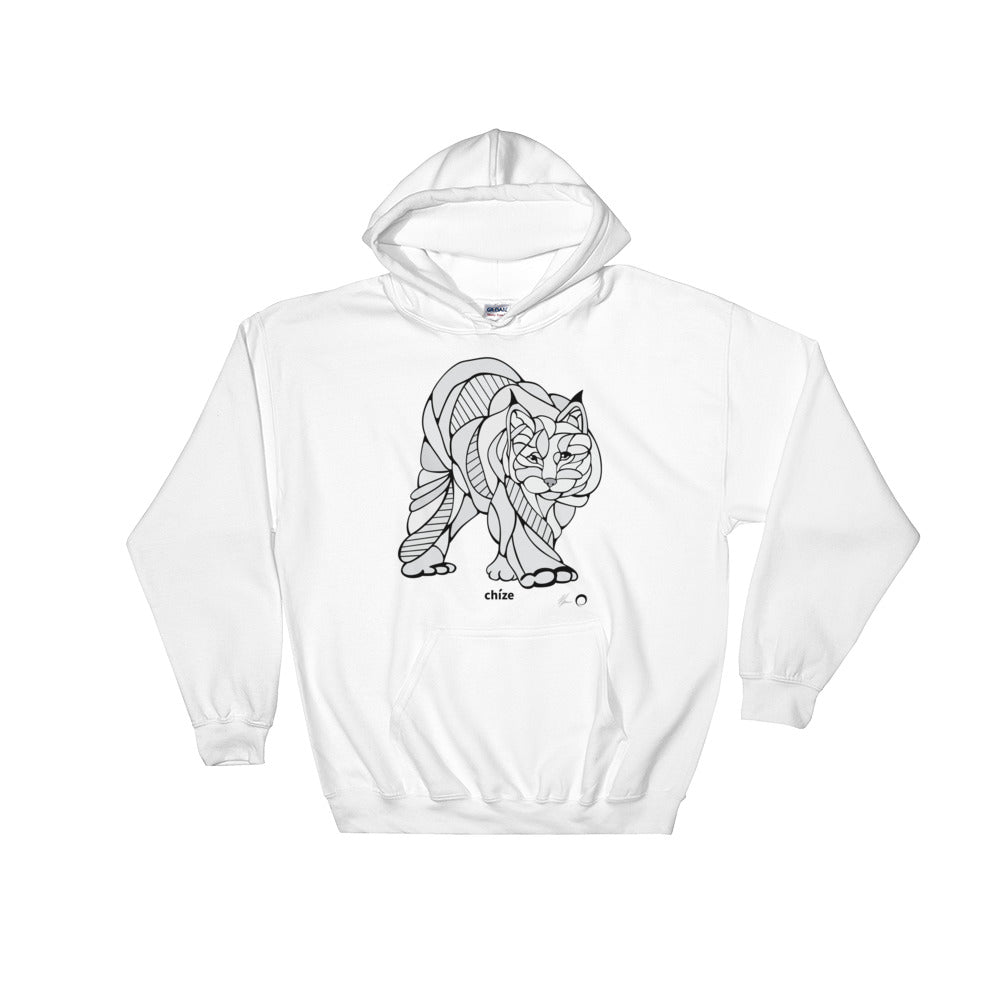 Lynx Hooded Sweatshirt by Nicole Josie