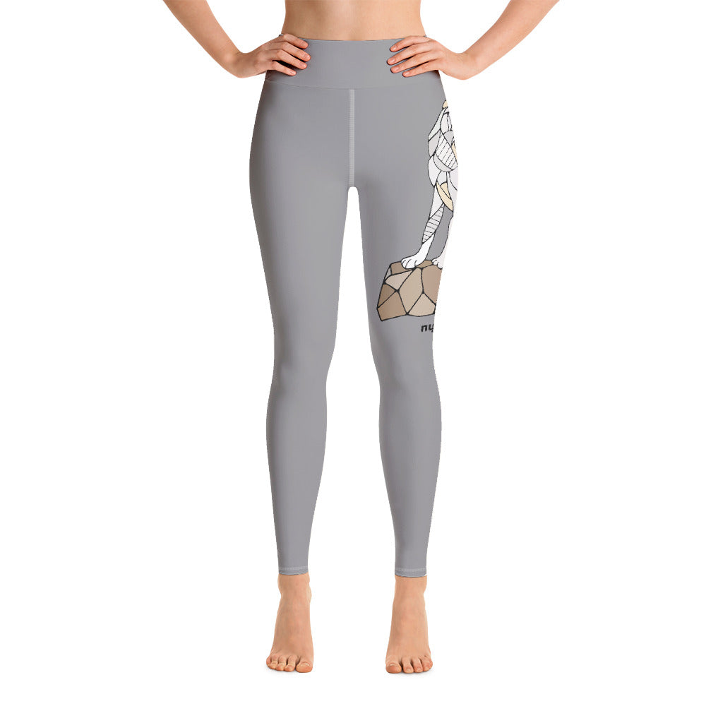 Wolf Yoga Leggings by Nicole Josie