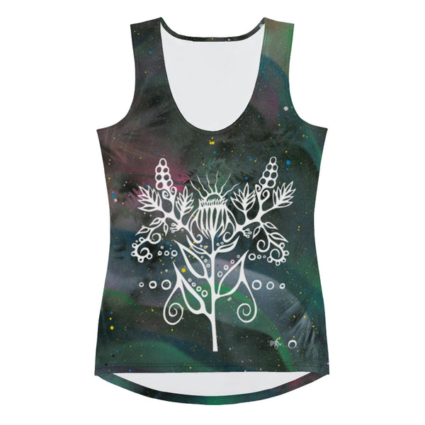 Purple Coneflower Women's Tank Top by Miigizi