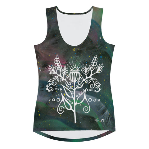 Purple Coneflower Women's Tank Top by Miigizi