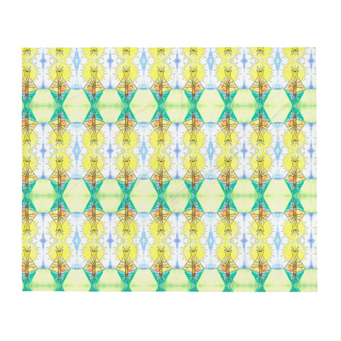 Kevin Wesaquate Throw Blanket