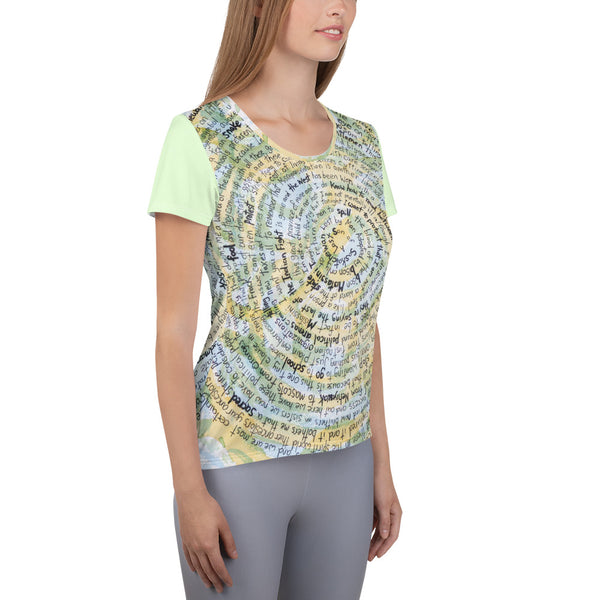 Poem All-Over Women's T-shirt by Kevin Wesaquate