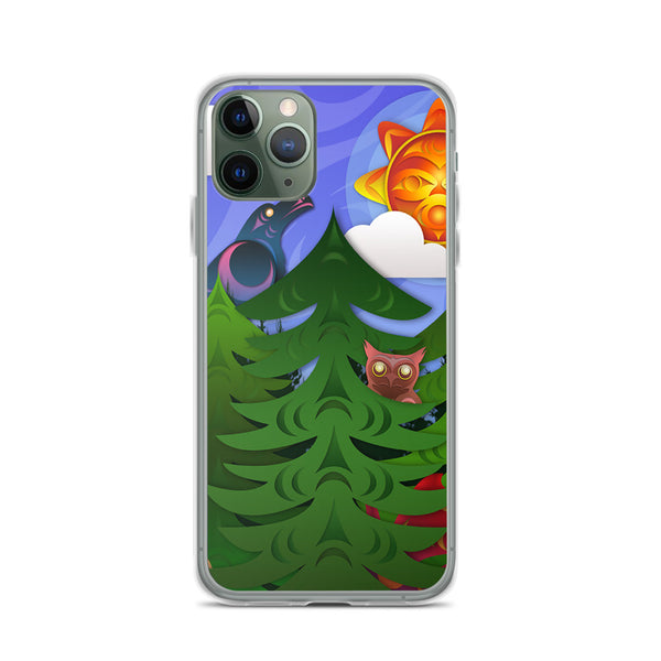Forest Friends by Ovila Mailhot iPhone Case