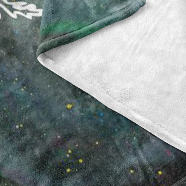 White Cedar Fleece Blanket by Miigizi