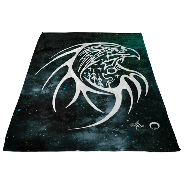 Eagle Fleece Blanket by Miigizi