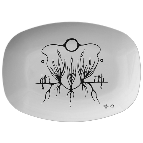 Cat Tail Platter by Miigizi