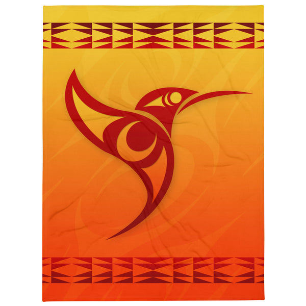 Hummingbird Throw Blanket